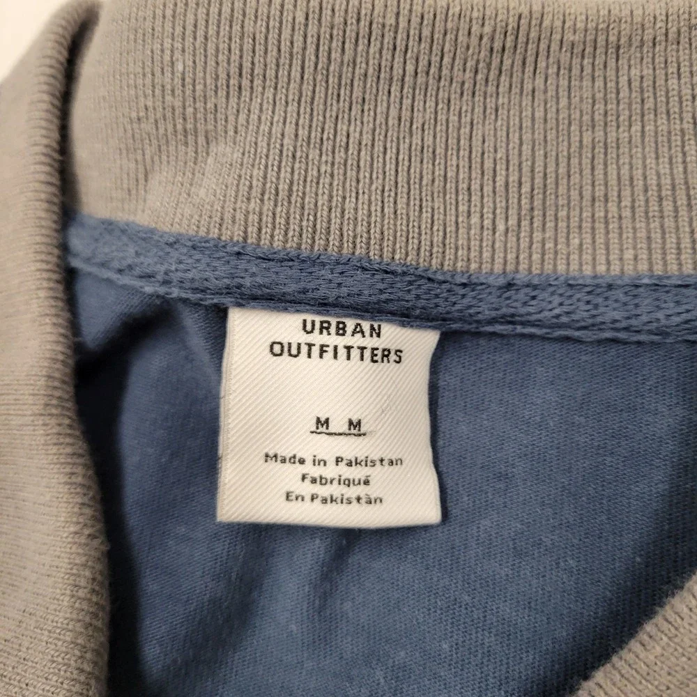 Urban Outfitters retro full-zip blue and gray cardigan‎ size M